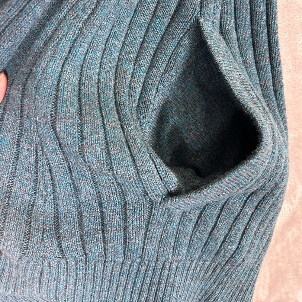 J.Jill wool blend double zipper cable knit sweater - Picture 12 of 12